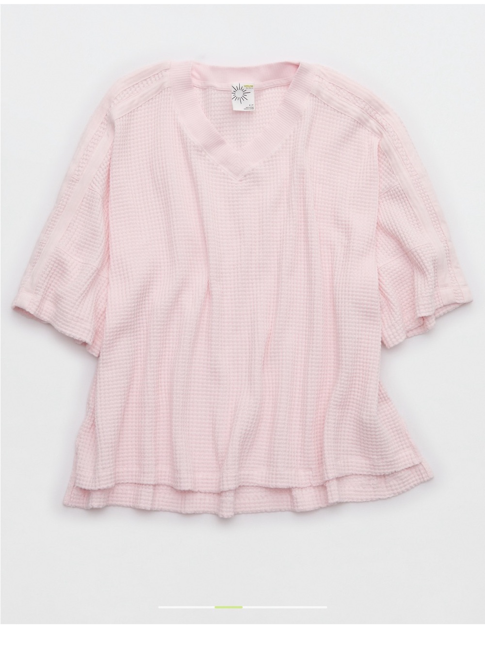 OFFLINE By Aerie Wow! Waffle
Jersey V-Neck T-Shirt